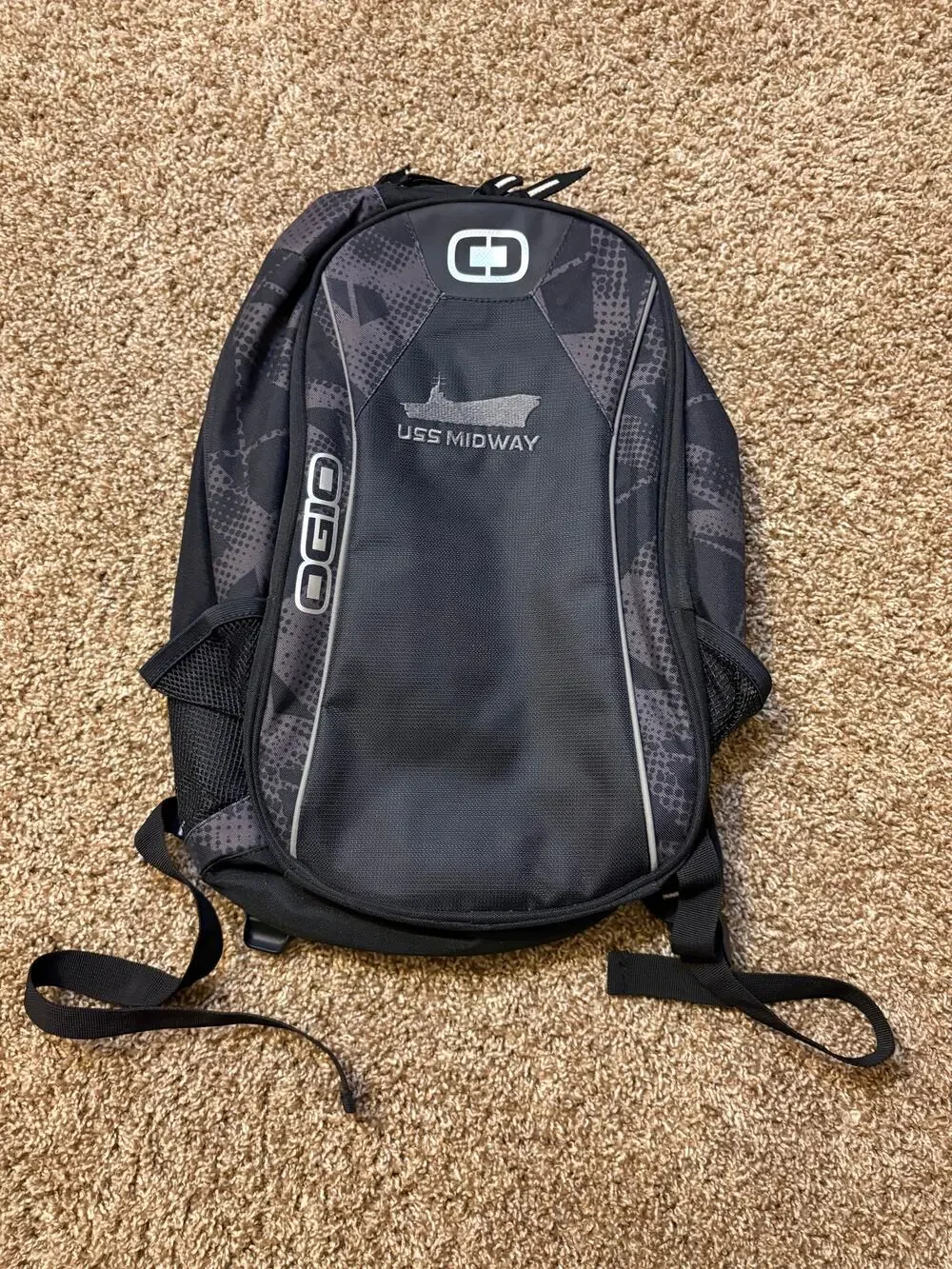 NWOT OGIO USS Midway Issue Book Bag Laptop Backpack Black